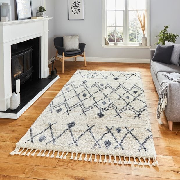 Think Rugs Rugs Aspen 1799 Ivory Grey - Woven Rugs