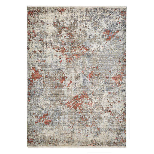 Think Rugs Rugs Athena 18597 Grey/Terra - Woven Rugs