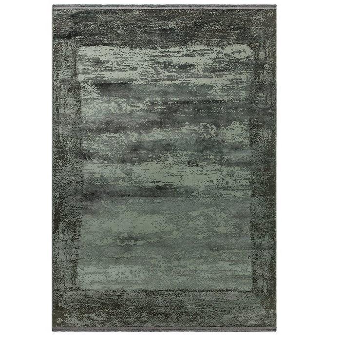 Asiatic Rugs Athera AT03 Anthracite Border - Woven Rugs