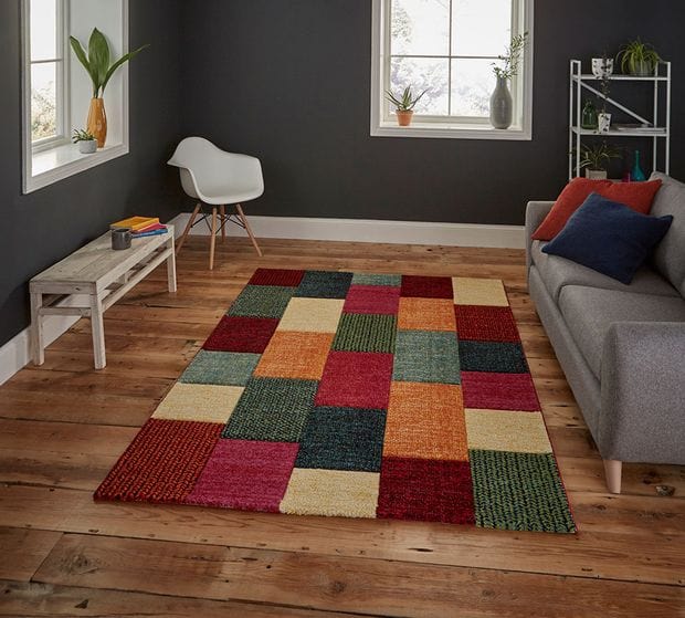 Think Rugs Rugs Rectangle / 200 x 290cm Brooklyn 21830 Multi 5056331404548 - Woven Rugs