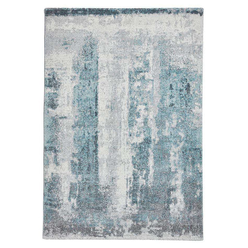 Think Rugs Rugs Brooklyn 8595 Ivory Blue - Woven Rugs