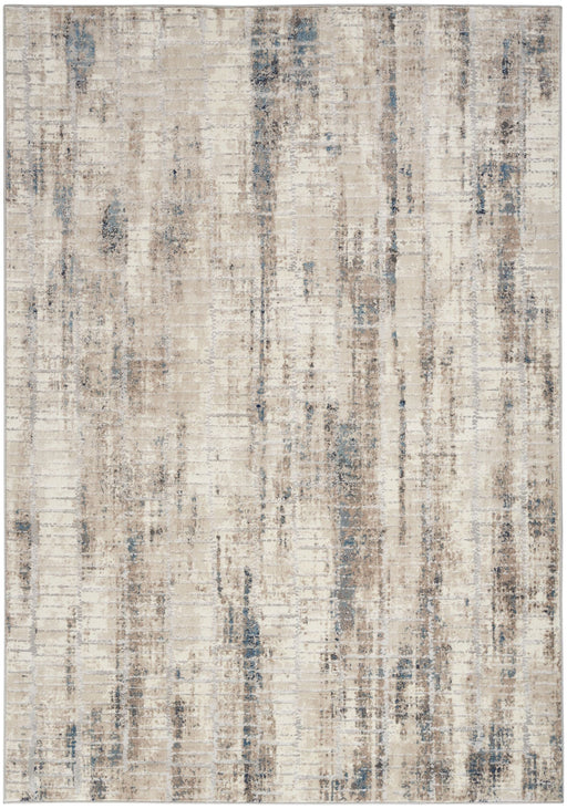 Calvin Klein Home Rugs CK022 Infinity IFN02 Ivory Grey Blue - Woven Rugs