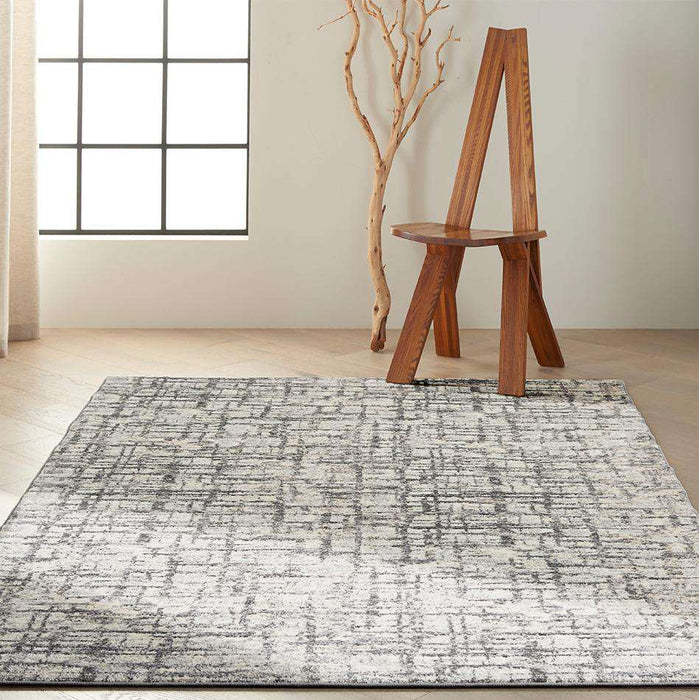 Calvin Klein Home Rugs Rush CK952 Ivory Grey - Woven Rugs