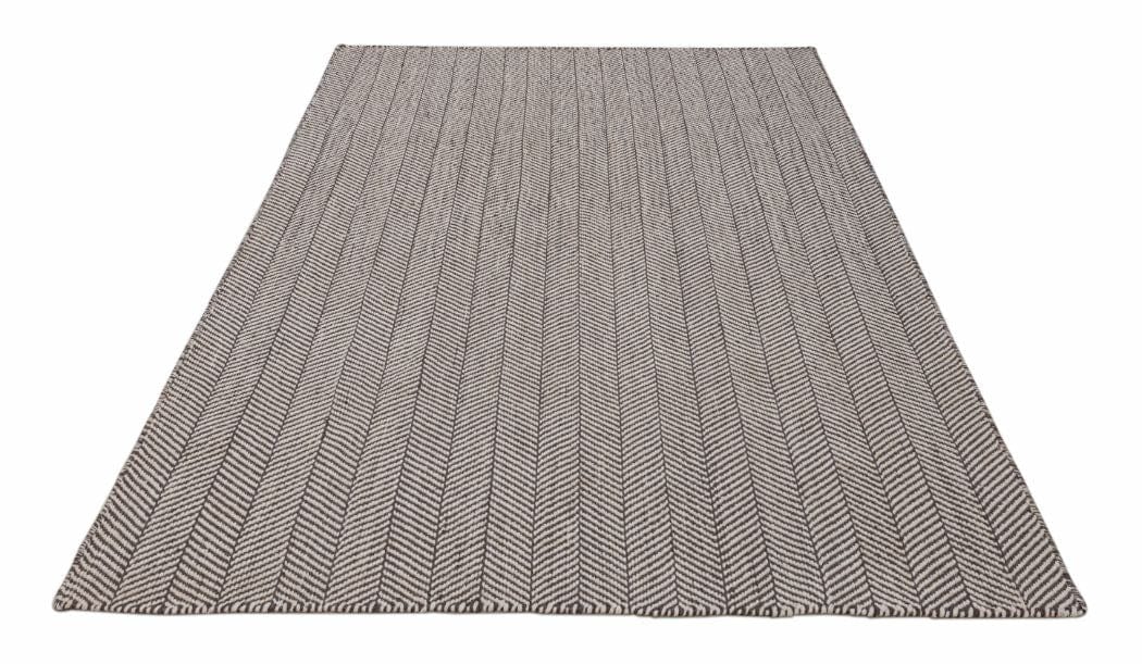 Concept Looms Rugs COTSWOLD NATURAL COTW01 GREY - Woven Rugs