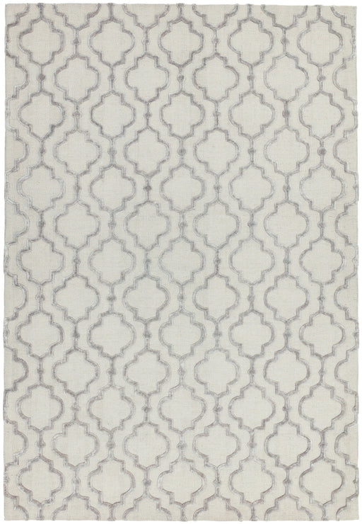 Asiatic Rugs Dixon Grey Ogee - Woven Rugs
