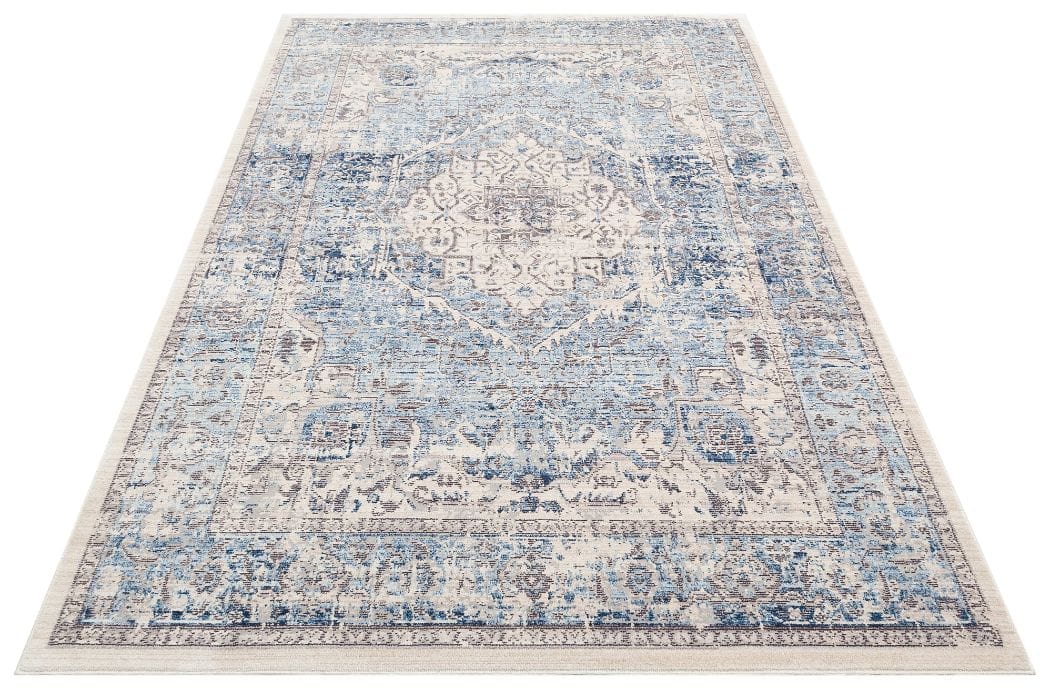 Concept Looms Rugs HERITAGE Concept Looms HRTG106 Ivory Grey Blue - Woven Rugs