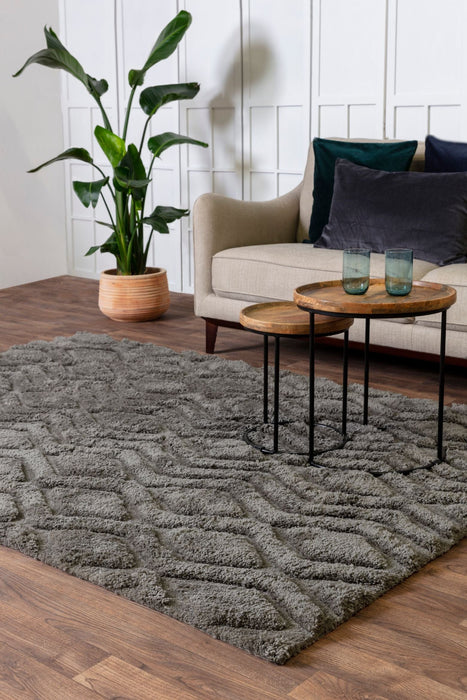 Asiatic Rugs Harrison Charcoal - Woven Rugs