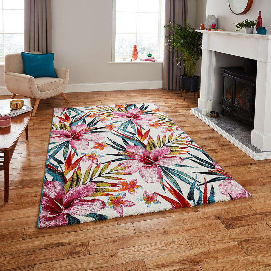 Pink and Red Rugs — Woven Rugs