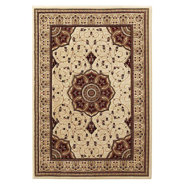 Think Rugs Rugs 80 x 140cm / Cream Heritage 4400 5060155935829 - Woven Rugs