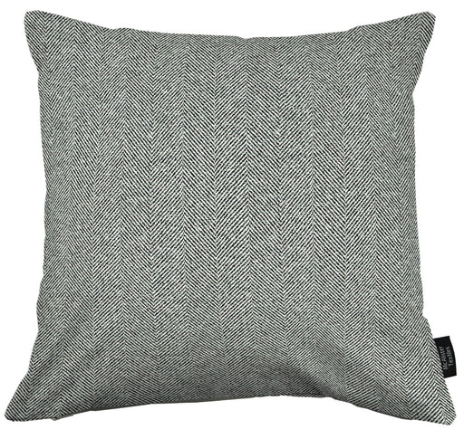 Herringbone Cushions Charcoal Grey