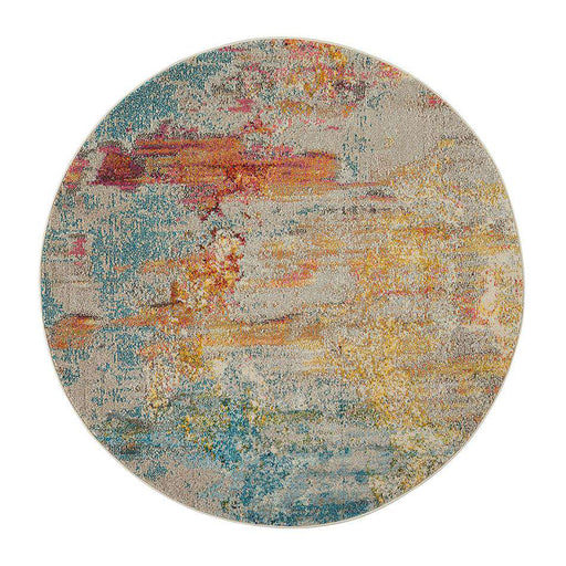 Nourison Rugs Celestial CES02 Sealife Circle - Woven Rugs