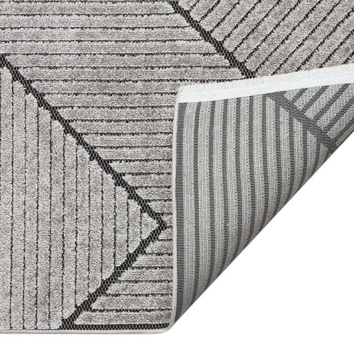 Concept Looms Rugs Jazz Indoor/Outdoor JAZ16 Grey Black - Woven Rugs
