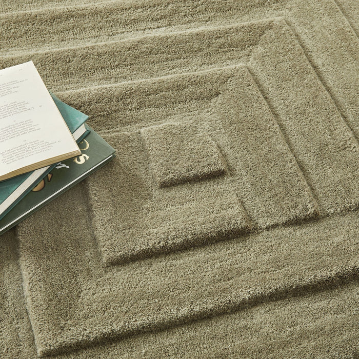 Origins Rugs Linear Olive - Woven Rugs
