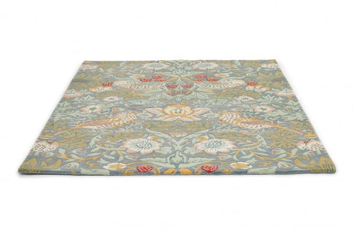 Morris & Co. Rugs Strawberry Thief 027718 Slate - Woven Rugs