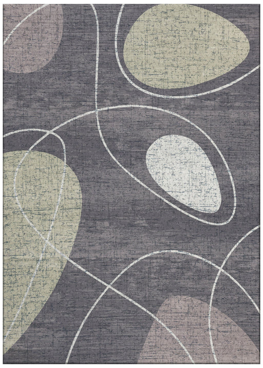 Jackie and the Fish Rugs Jackie & The Fish My Bubble dark grey-mastic - Woven Rugs