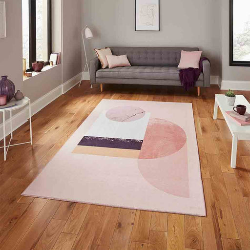 Think Rugs Rugs Michelle Collins AB0157 Rose - Woven Rugs