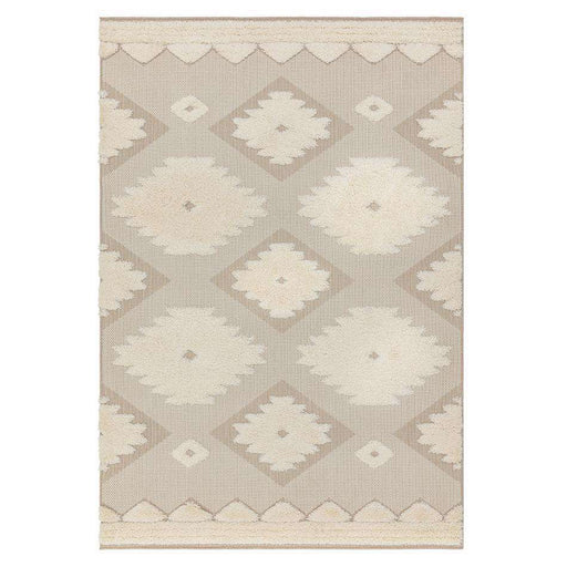 Asiatic Rugs Monty MN02 Natural Cream Tribal - Woven Rugs