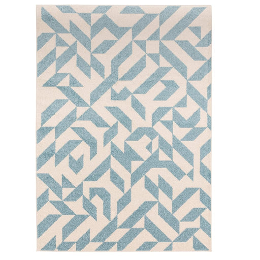 Asiatic Rugs Muse Blue Shapes Rug MU03 - Woven Rugs