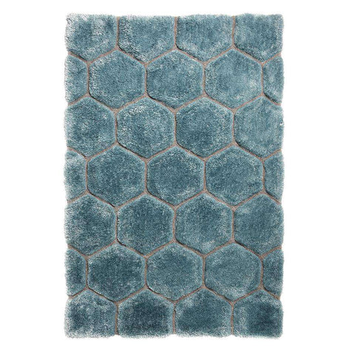 Think Rugs Rugs Noble House NH30782 Blue - Woven Rugs