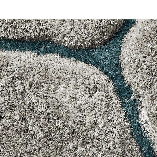 Think Rugs Rugs Noble House NH30782 Grey/Blue - Woven Rugs