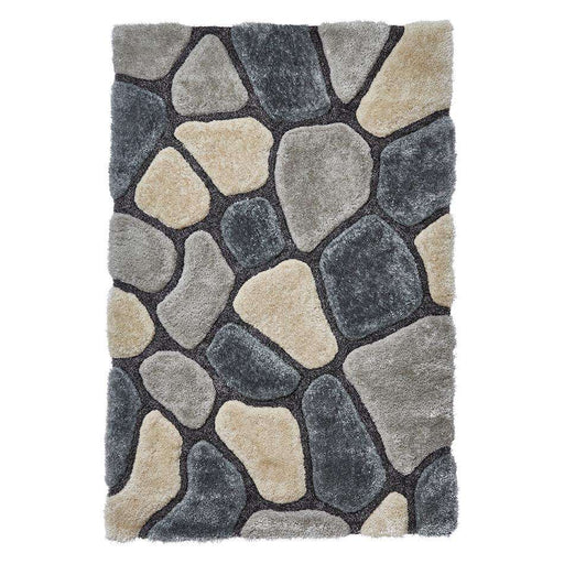 Think Rugs Rugs Noble House NH5858 Grey/Blue - Woven Rugs