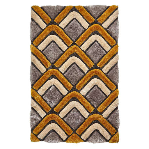 Think Rugs Rugs Noble House NH8199 Grey/Yellow - Woven Rugs