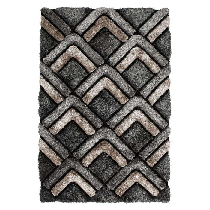 Think Rugs Rugs Noble House NH8199 Grey - Woven Rugs
