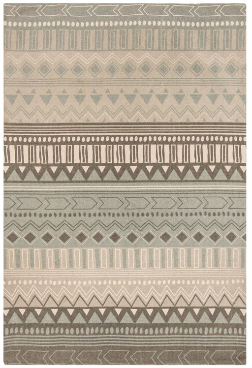 Asiatic Rugs Rectangle / 160 x 230cm Onix Tribal Grey 5031706672128 - Woven Rugs