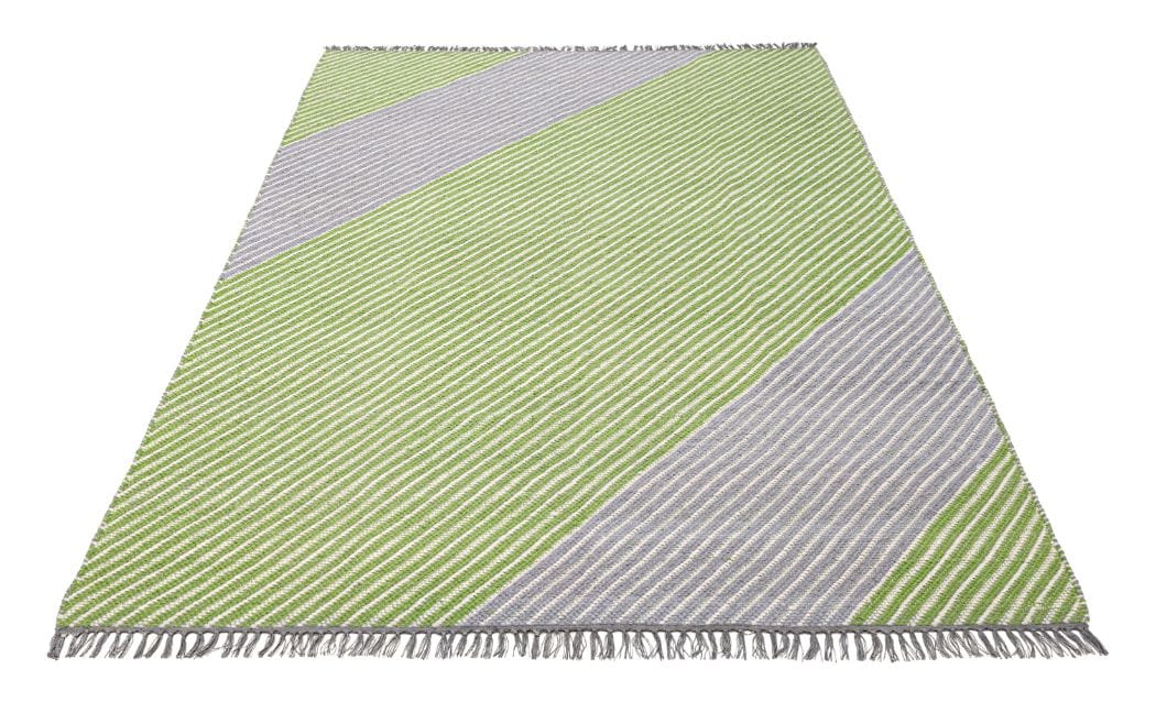 Concept Looms Rugs Rectangle / 152 x 226cm OSLO OSL701 LIME 639059011998 - Woven Rugs