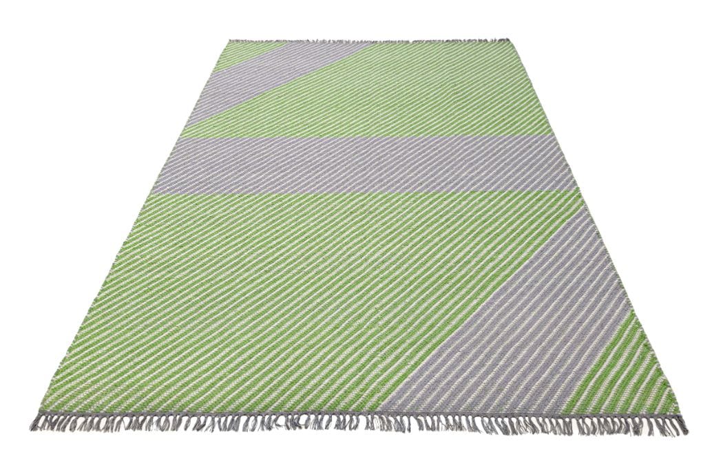 Concept Looms Rugs Rectangle / 152 x 226cm OSLO OSL702 LIME 639059012056 - Woven Rugs