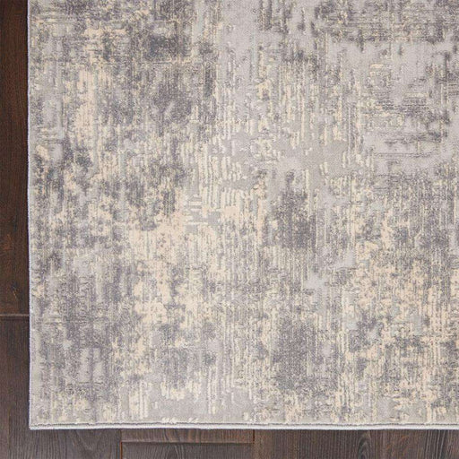 Nourison Rugs Rustic Textures RUS01 Ivory Silver - Woven Rugs