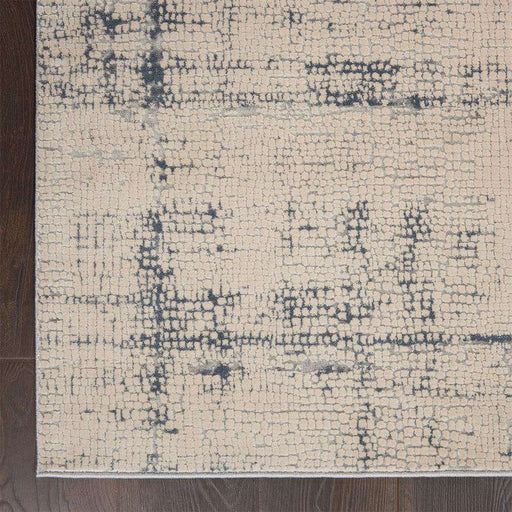 Nourison Rugs Rustic Textures RUS06 Ivory Blue - Woven Rugs