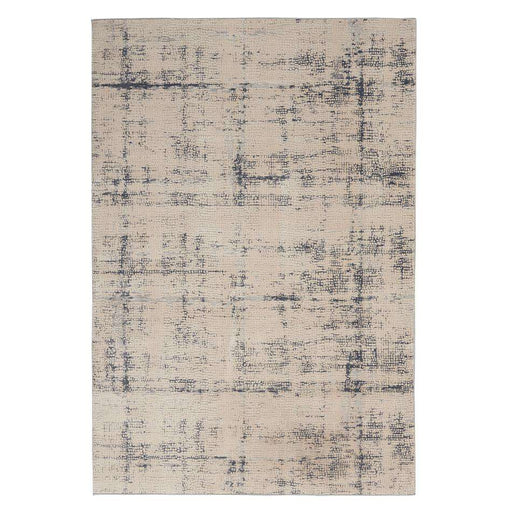 Nourison Rugs Rustic Textures RUS06 Ivory Blue - Woven Rugs