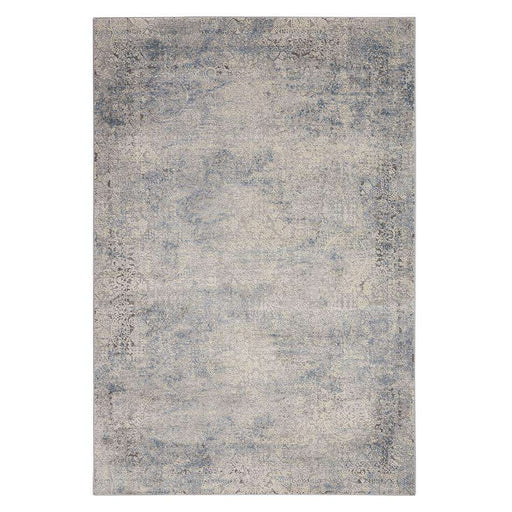 Nourison Rugs Rustic Textures RUS09 Ivory/ Light Blue - Woven Rugs