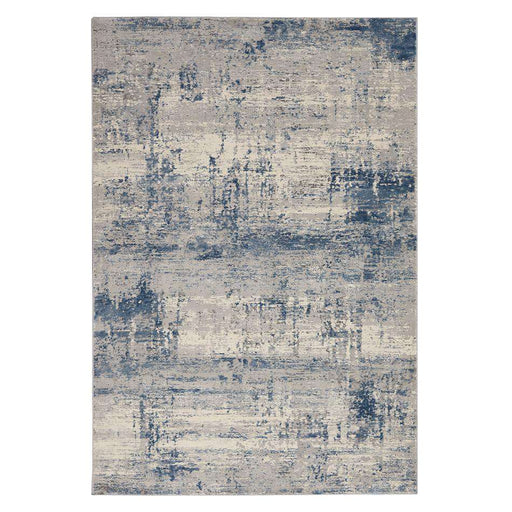 Nourison Rugs Rustic Textures RUS10 Ivory/ Blue - Woven Rugs