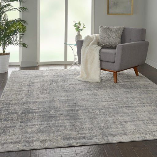 Nourison Rugs Runner / 66 x 230cm Rustic Textures RUS01 Ivory Silver 99446476104 - Woven Rugs