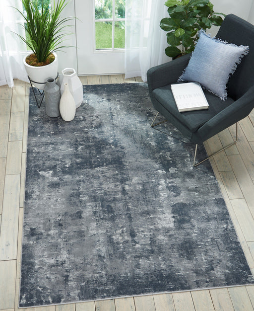 Nourison Rugs Runner / 66 x 230cm Rustic Textures RUS05 Grey 99446462107 - Woven Rugs
