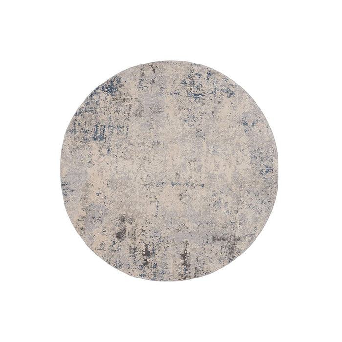 Nourison Rugs Rustic Textures RUS07 Ivory Grey Blue - Woven Rugs