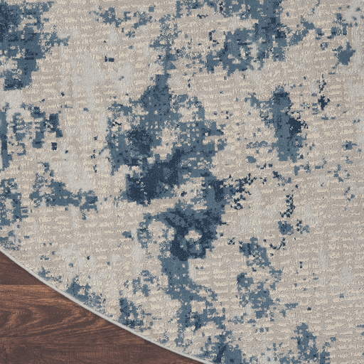 Nourison Rugs Rustic Textures RUS16 Grey Blue - Woven Rugs