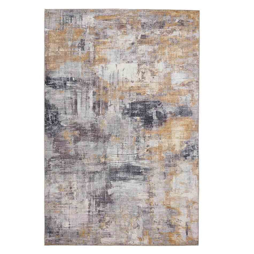 Think Rugs Rugs Rio G4719 Grey/Yellow - Woven Rugs