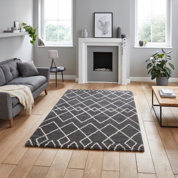 Think Rugs Rugs Royal Nomadic A638 Grey Cream - Woven Rugs