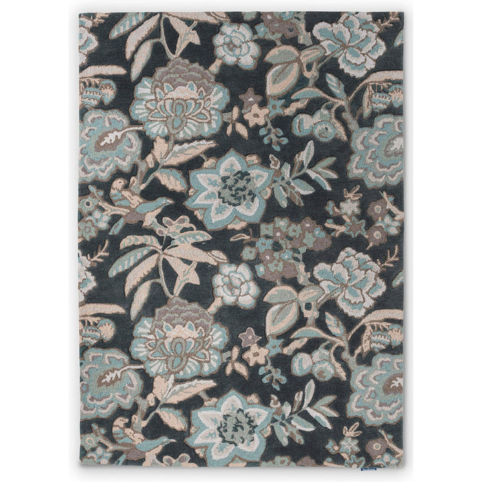 Sanderson Rugs Indra Charcoal 145804 - Woven Rugs
