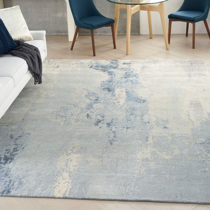 Silk Shadow Rug Silk Shadows SHA21 Blue Sky — Woven Rugs