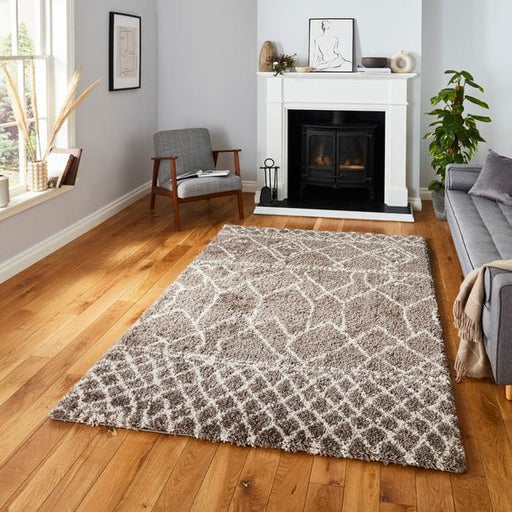 Think Rugs Rugs Scandi Berber G276 Beige Cream - Woven Rugs
