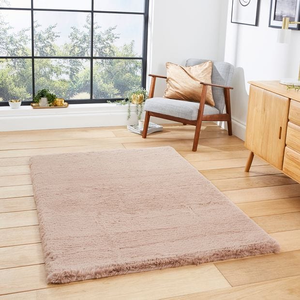 Think Rugs Rugs Super Teddy Mink - Woven Rugs