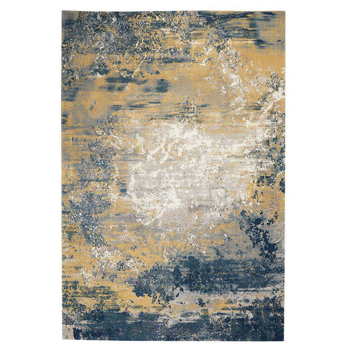 Nourison Rugs Twilight TWI22 Navy Gold - Woven Rugs