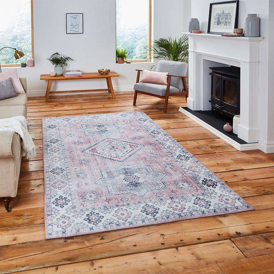 Pink and Red Rugs — Woven Rugs