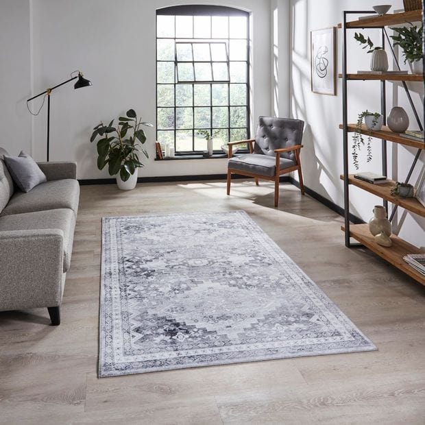 Think Rugs Rugs Topaz Think H1265 Grey - Woven Rugs