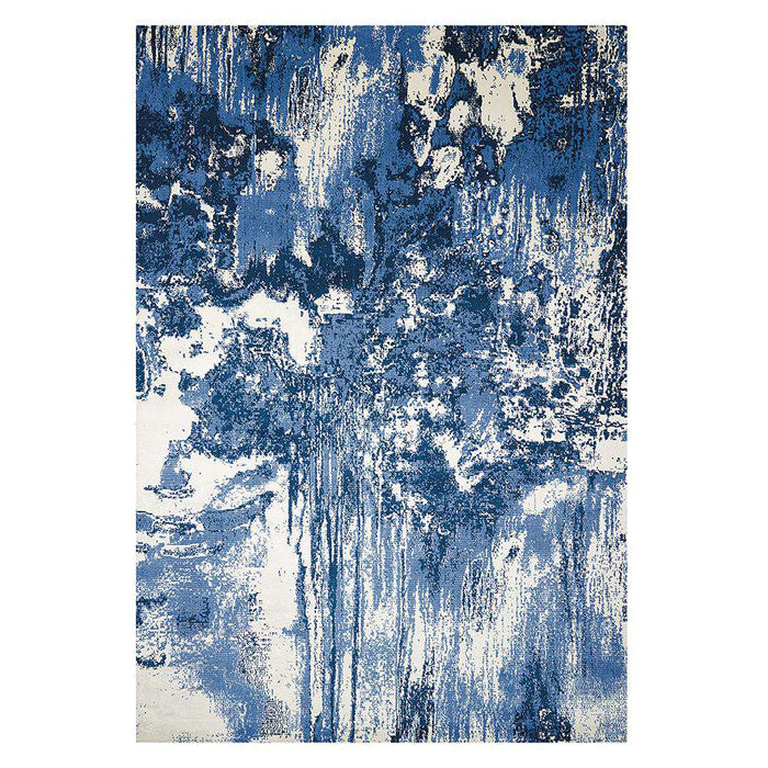 Nourison Rugs Twilight TWI24 Blue/Ivory - Woven Rugs