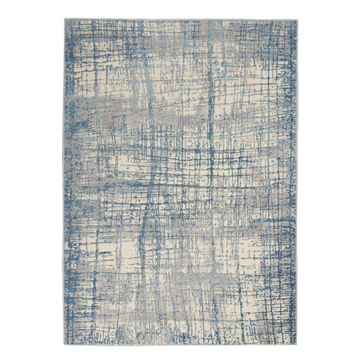 Calvin Klein Home Rugs Rush CK950 Ivory Blue - Woven Rugs